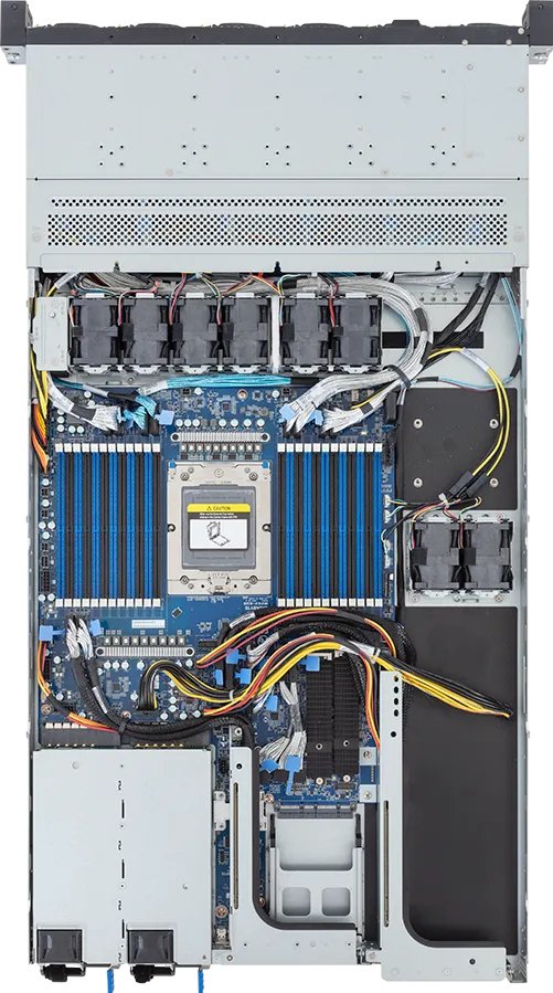 Gigabyte Barebone R163-Zg2-Aaj2 Rev. 3.X Rack Server 1u Single Socket Sp5 6nr163zg2dr000acj2