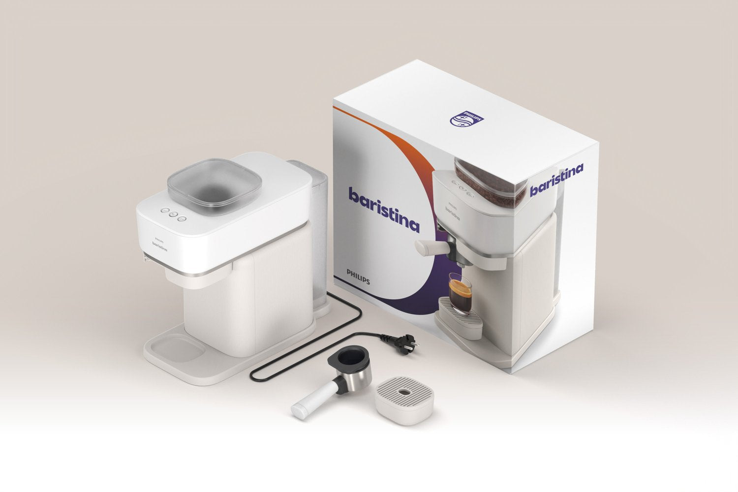 Philips Baristina Bar300/00 Weiss