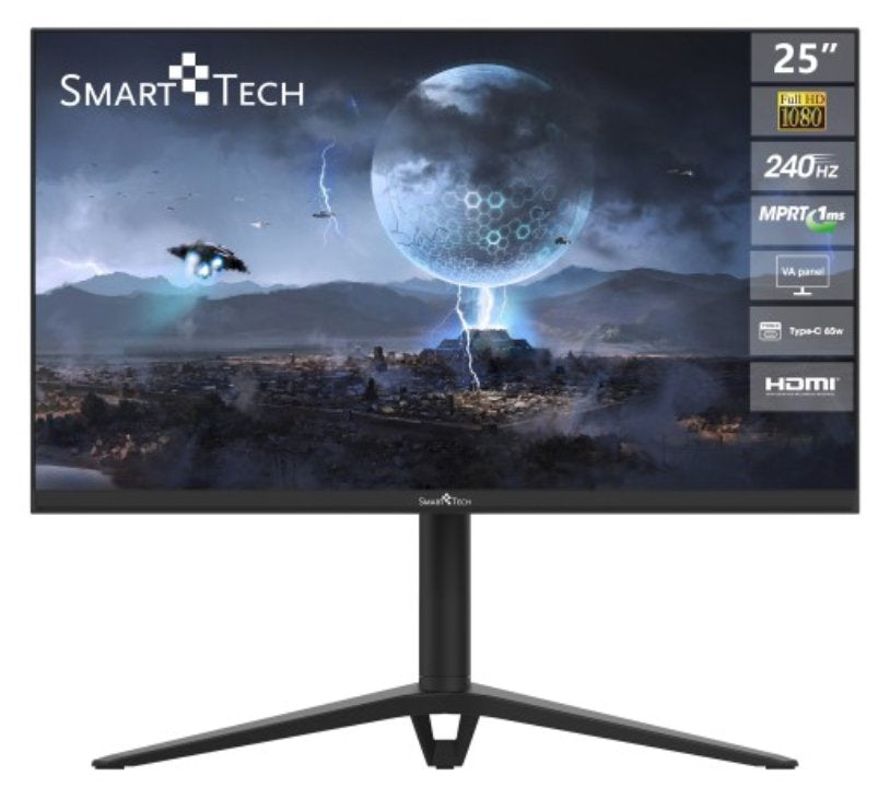 Monitor Gaming Led 25"  Smart Tech 245g01fvf Fhd