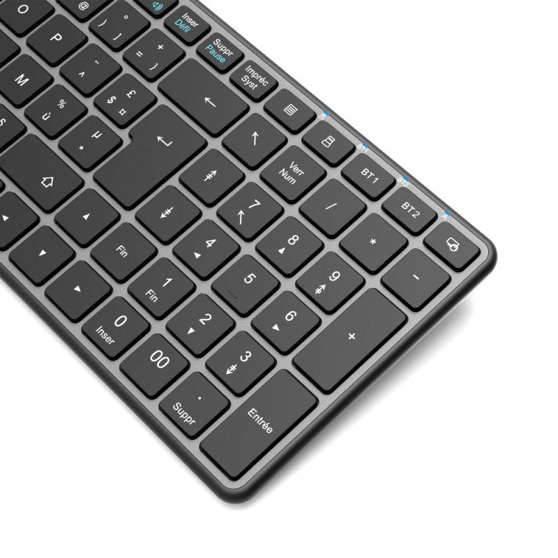 EAN 3567042030879 - Port Designs 911002FR teclado Hogar / Oficina RF Wireless + Bluetooth AZERTY Francés Negro, Gris imagen 4
