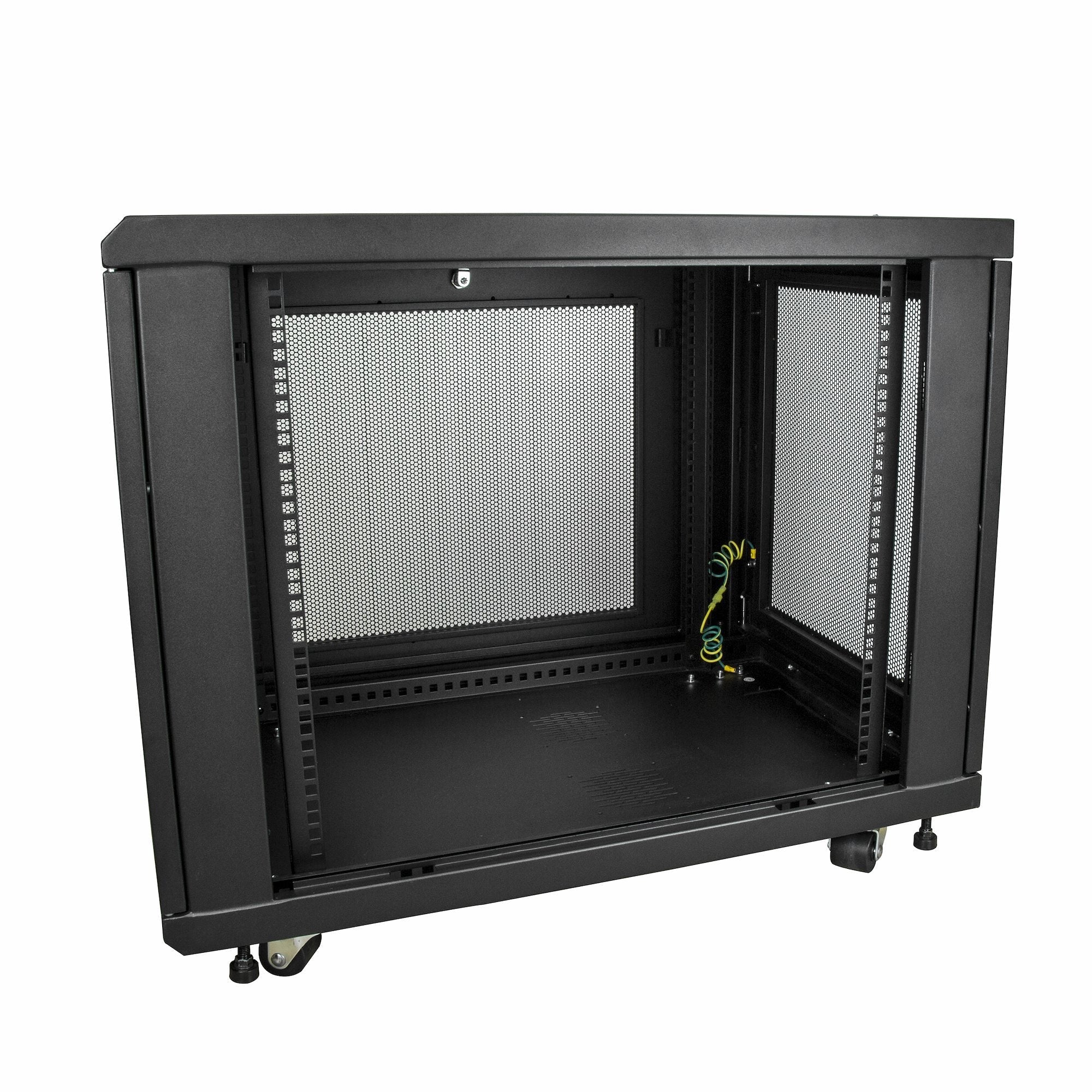 EAN 0065030870252 - StarTech.com RK1233BKM armario rack Rack o bastidor independiente Negro imagen 5