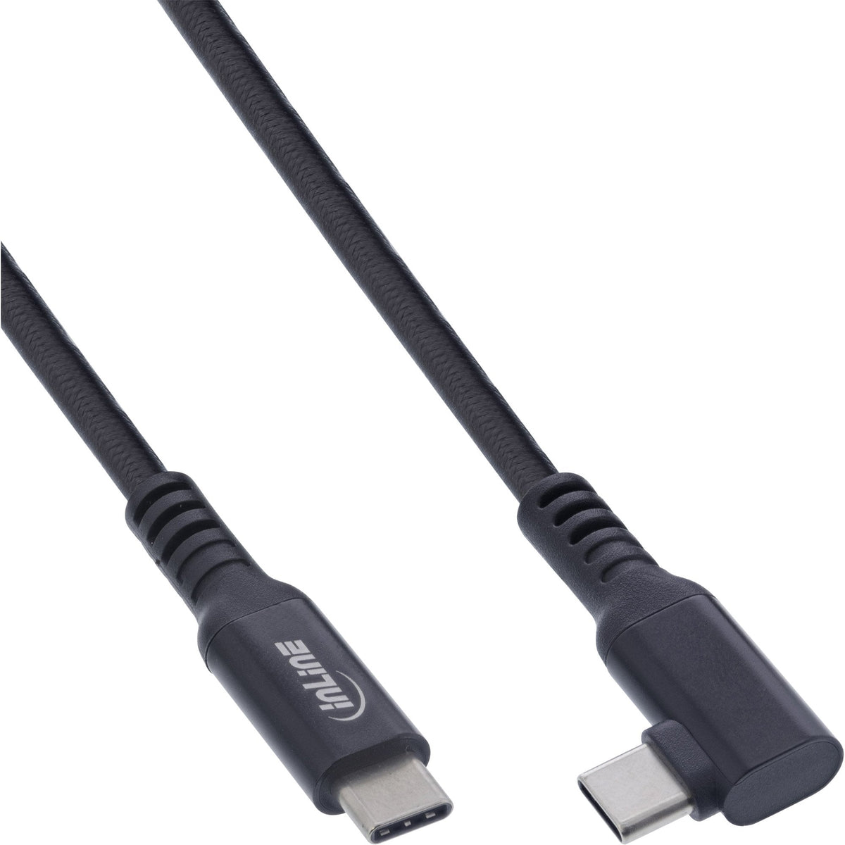 Inline® Usb 3.2 Gen.1 Cable, Usb Type-C Male/Male Angled For Vr, Negro, 5m