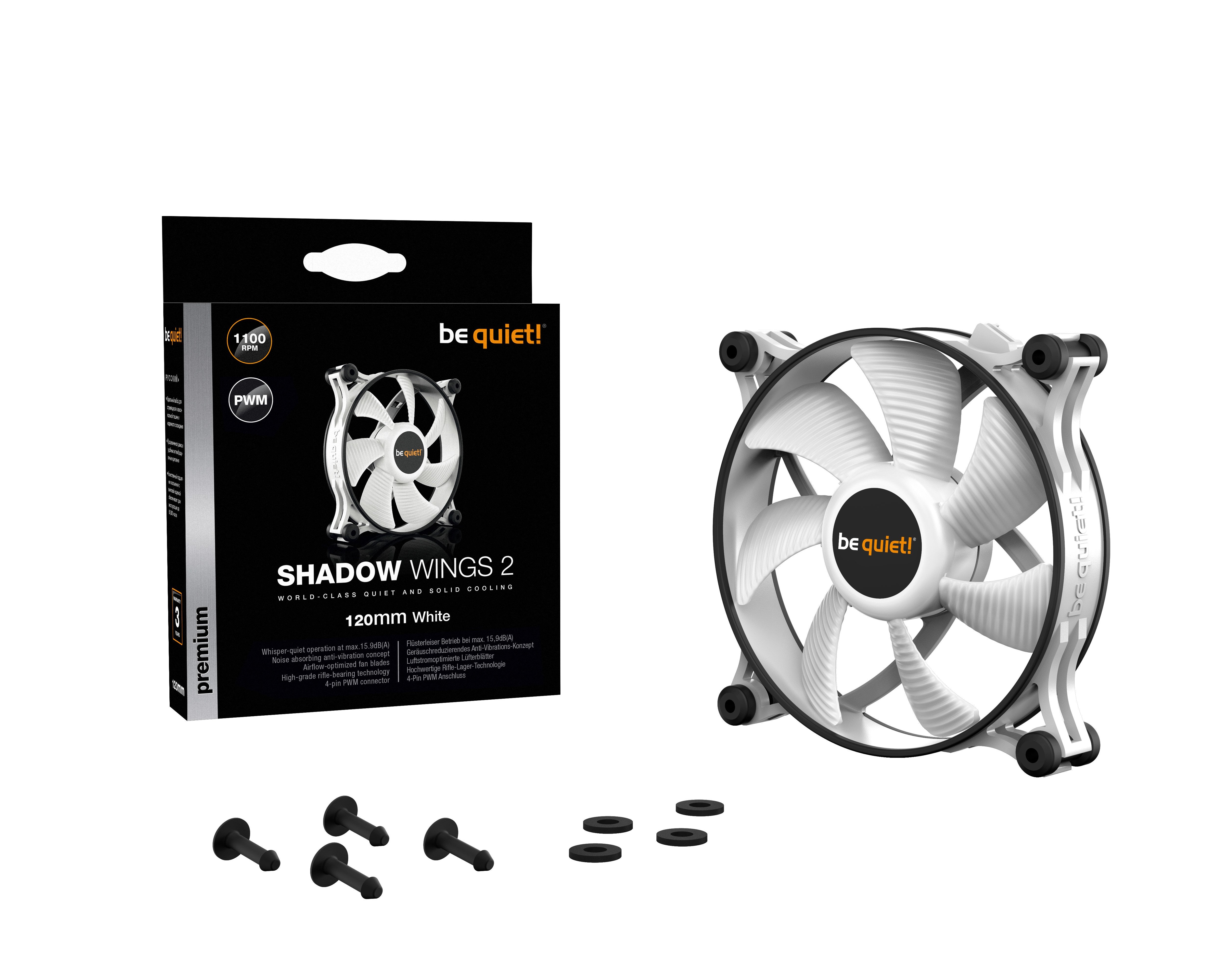 Be Quiet! Bl089 Ventilador De Pc Carcasa Del Ordenador 12 Cm Blanco