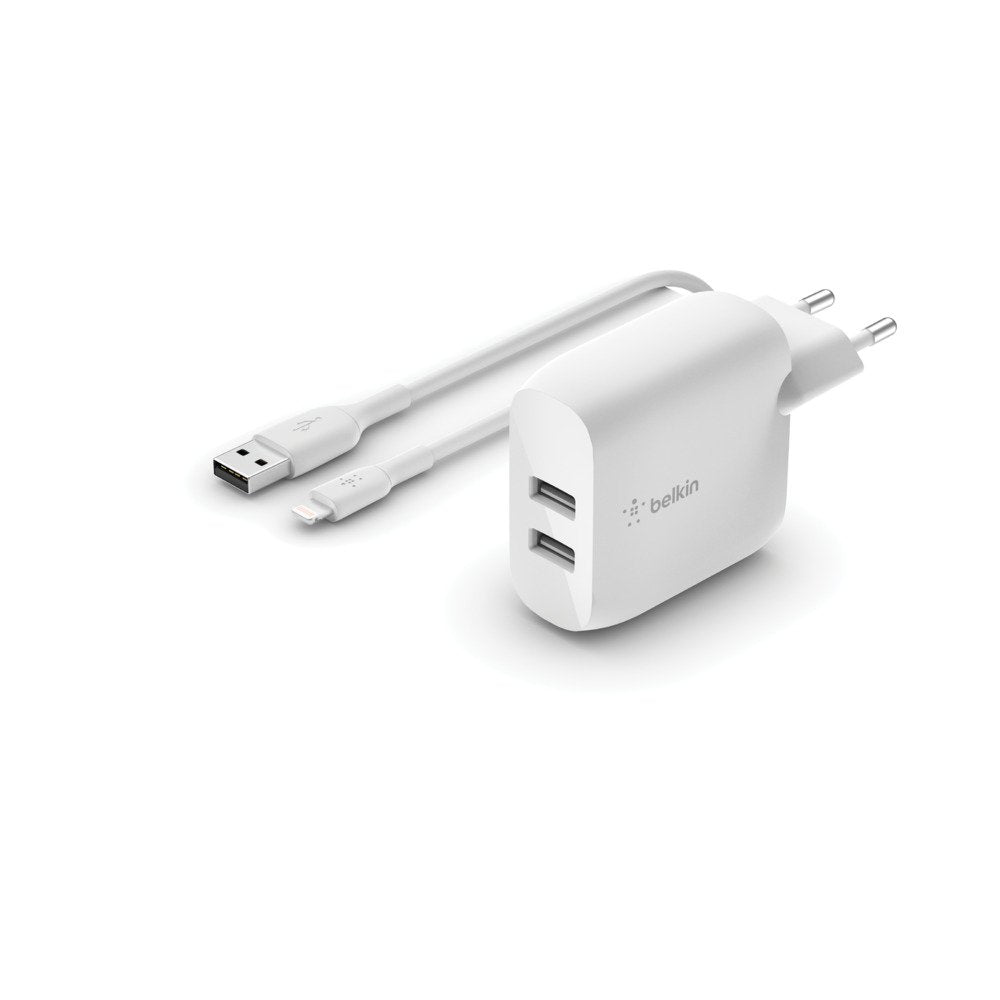EAN 0745883793716 - Belkin WCD001VF1MWH cargador de dispositivo móvil Universal Blanco Corriente alterna Interior imagen 1