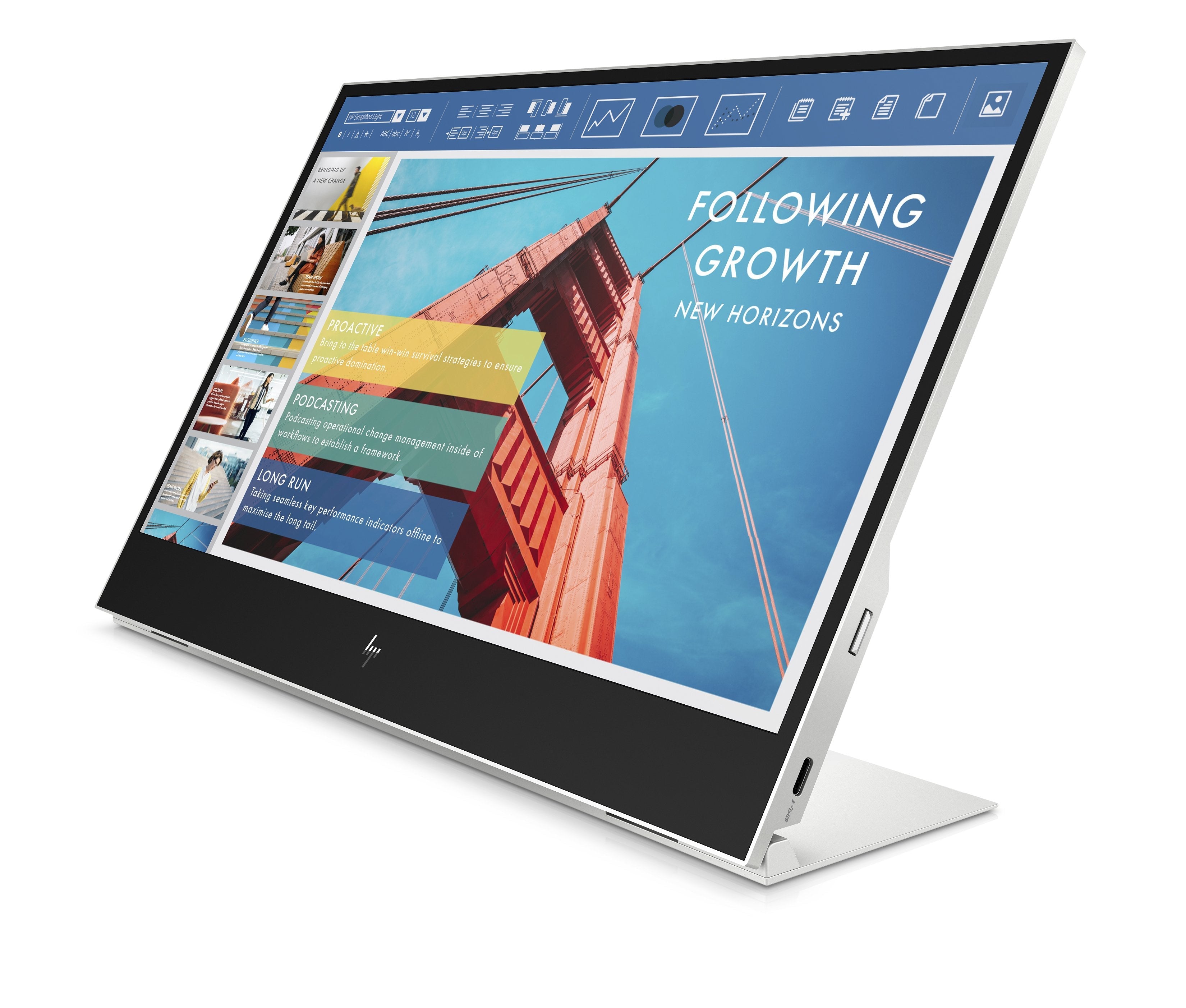 EAN 5715063339015 - HP E14 G4 Portable Monitor pantalla para PC 35,6 cm (14") 1920 x 1080 Pixeles Full HD LCD Blanco imagen 2