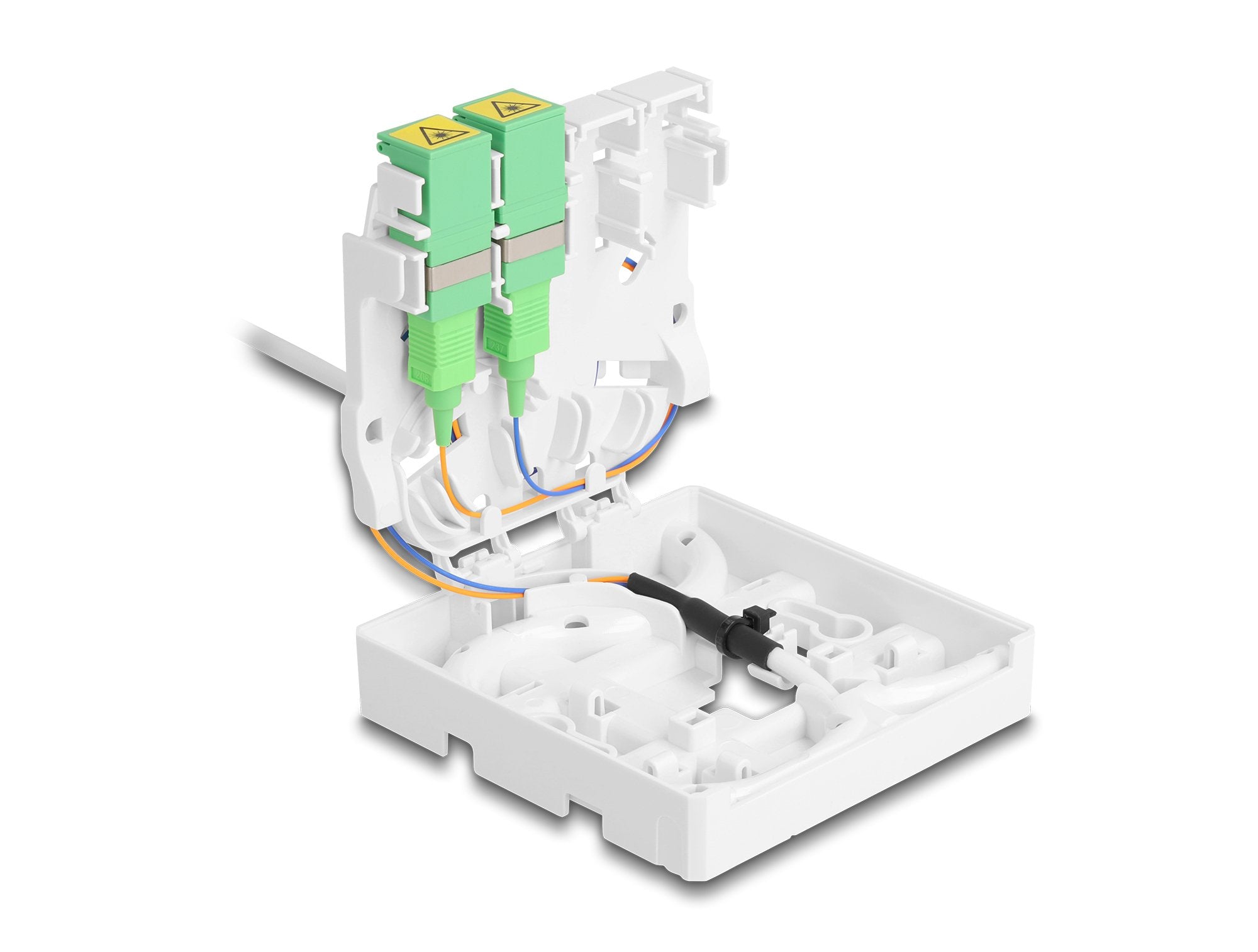 Cable Delock 85933 De Fibra Optica 30 M 2x Sc/Apc G.657.A1 Blanco