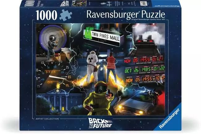 Ravensburger Puzzle Universal Vault Movie Collection - Regreso Al Futuro 1000 Piezas 12000278