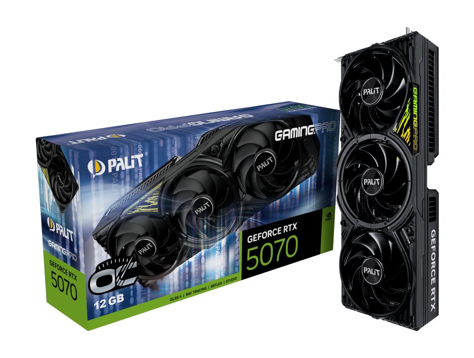 Tarjeta Grafica Vga Pcie16 Rtx5070 12gb Gddr7/Ne75070t19k9-Gb2050a Palit