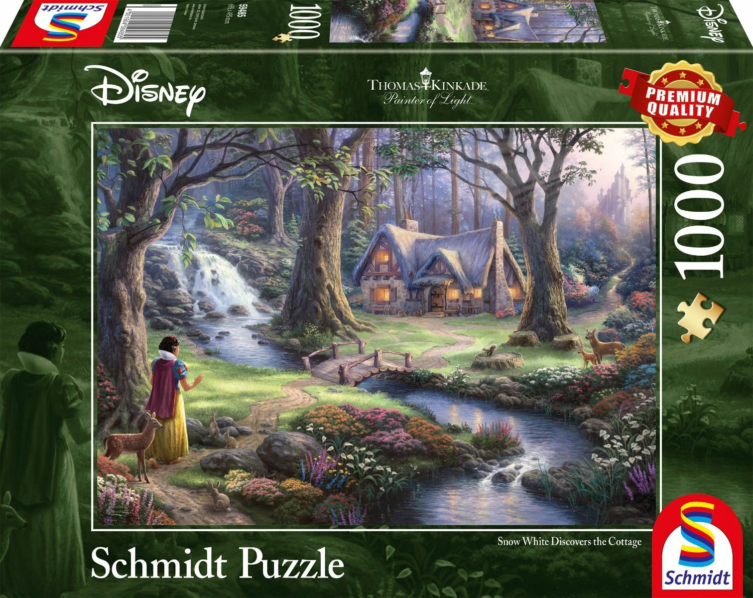 Puzzle Thomas Kinkade: Disney Schneewittchen