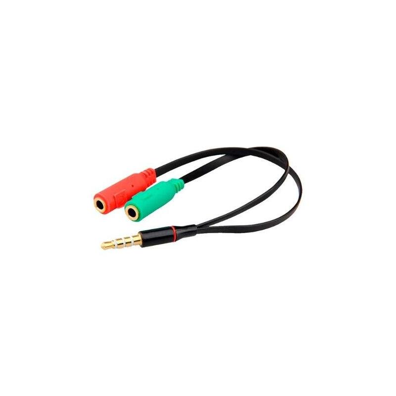 Adaptador Cool Doble Jack 3.5mm Aux