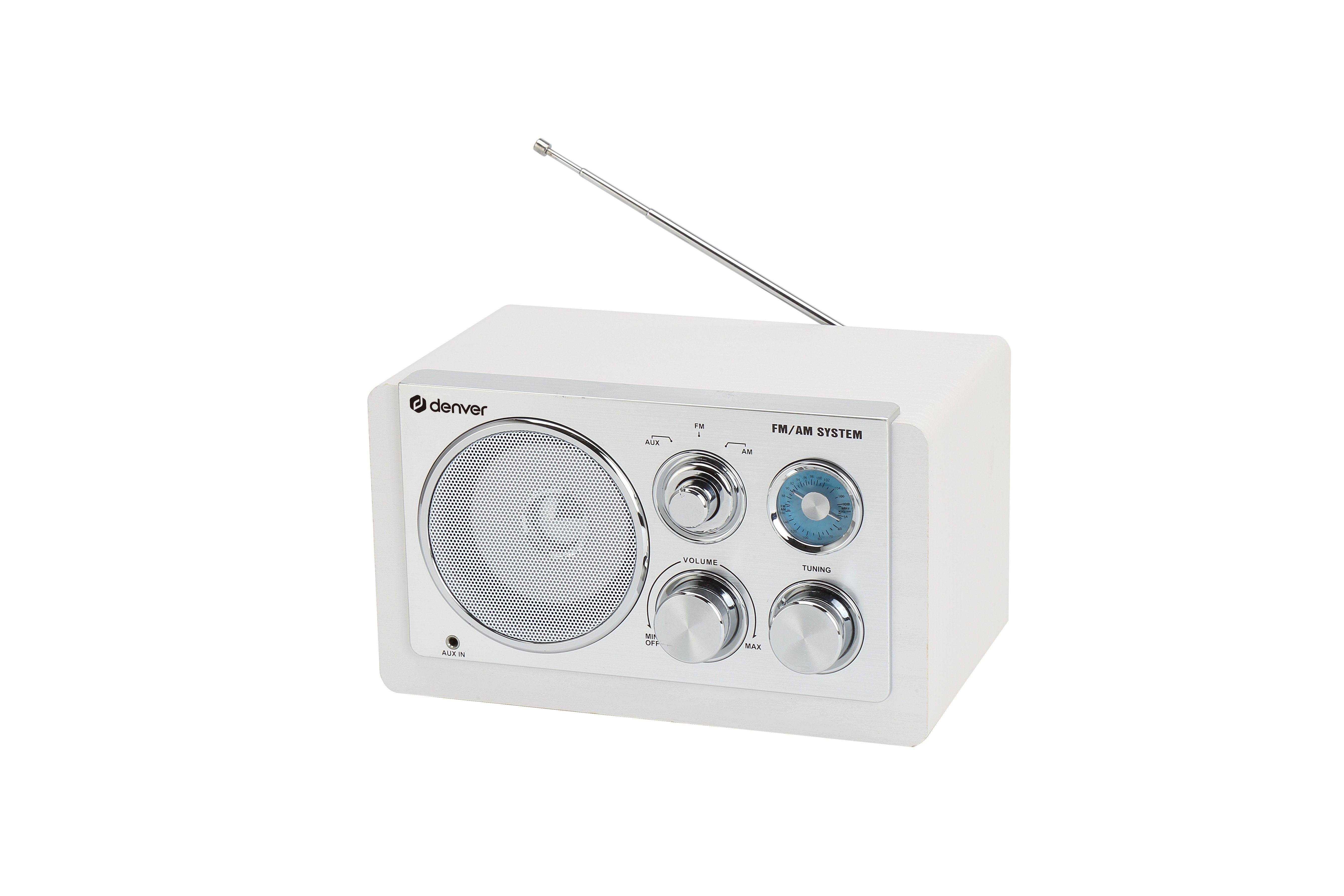 EAN 5706751076480 - Denver TR-63W radio Analógica Blanco imagen 3
