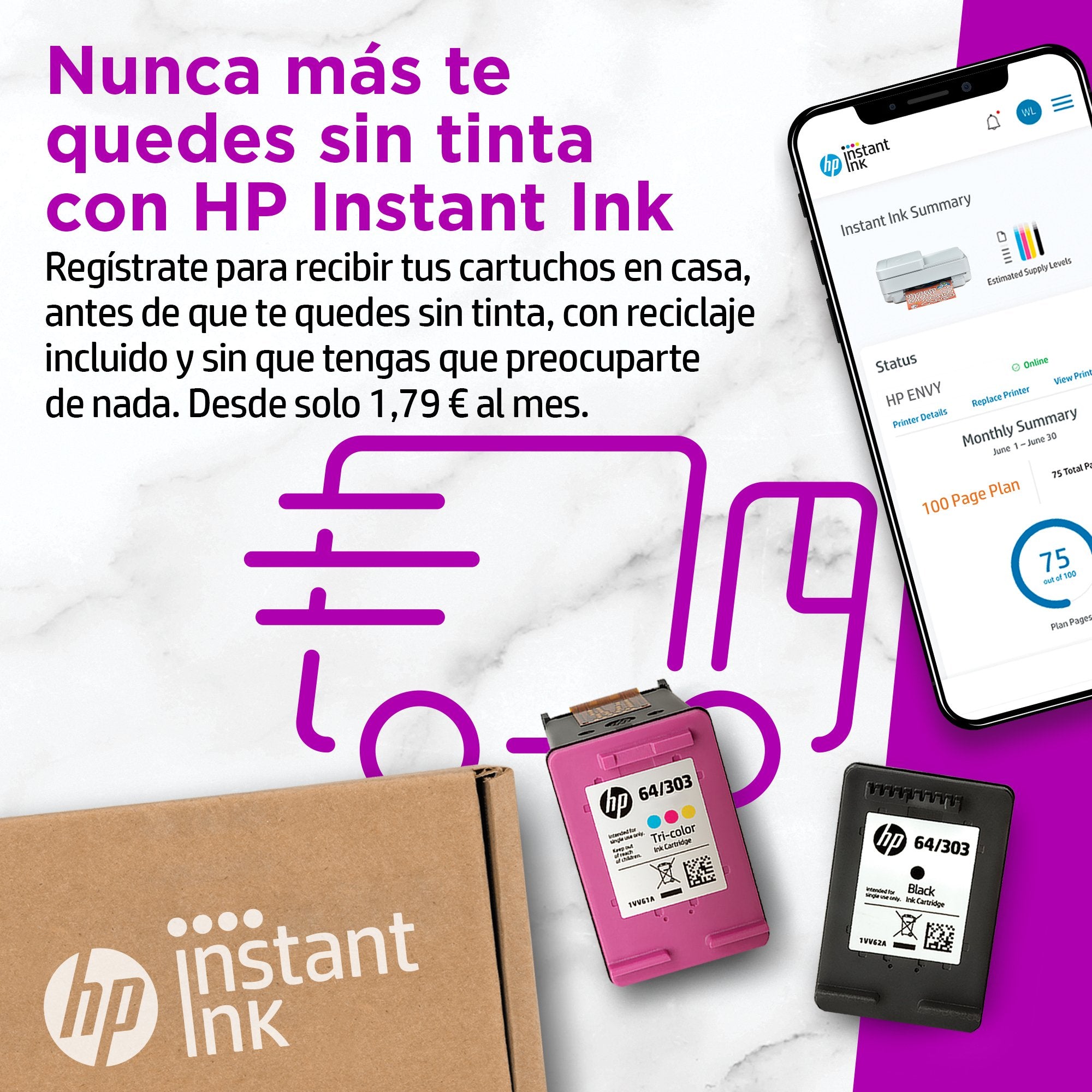 EAN 0195161625206 - HP ENVY 6420e AiO Printer Inyección de tinta térmica A4 4800 x 1200 DPI 10 ppm Wifi imagen 5
