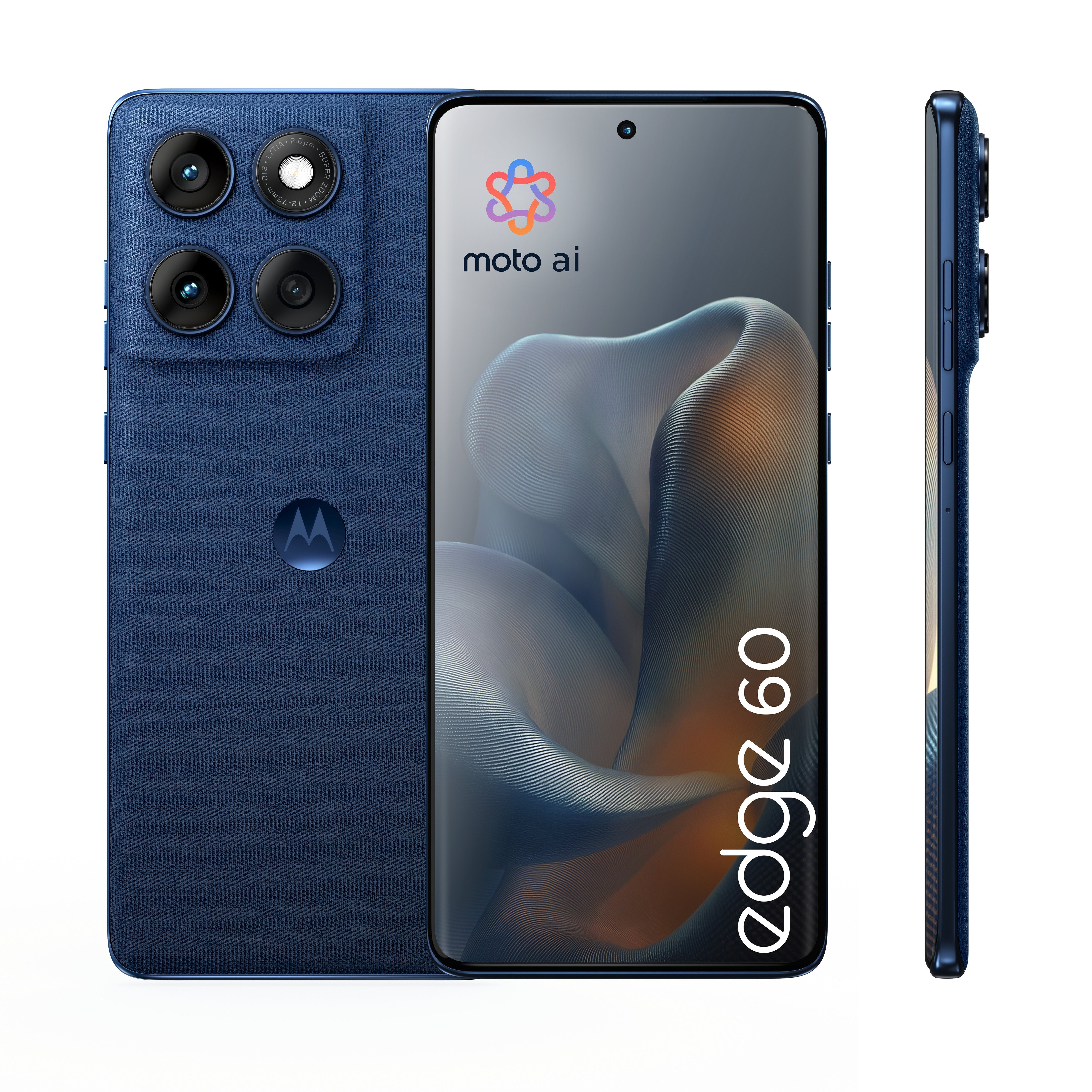 EAN 0840023298141 - Motorola edge 60 16,9 cm (6.67") SIM doble Android 15 5G USB Tipo C 12 GB 256 GB 5200 mAh Azul imagen 3