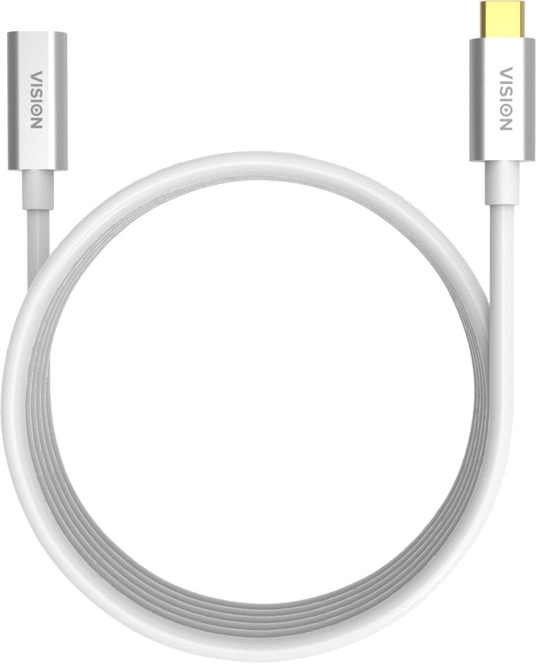 EAN 4880385000002 - Vision TC 2MUSBCEXT cable USB USB 3.2 Gen 2 (3.1 Gen 2) 2 m USB C Blanco imagen 4