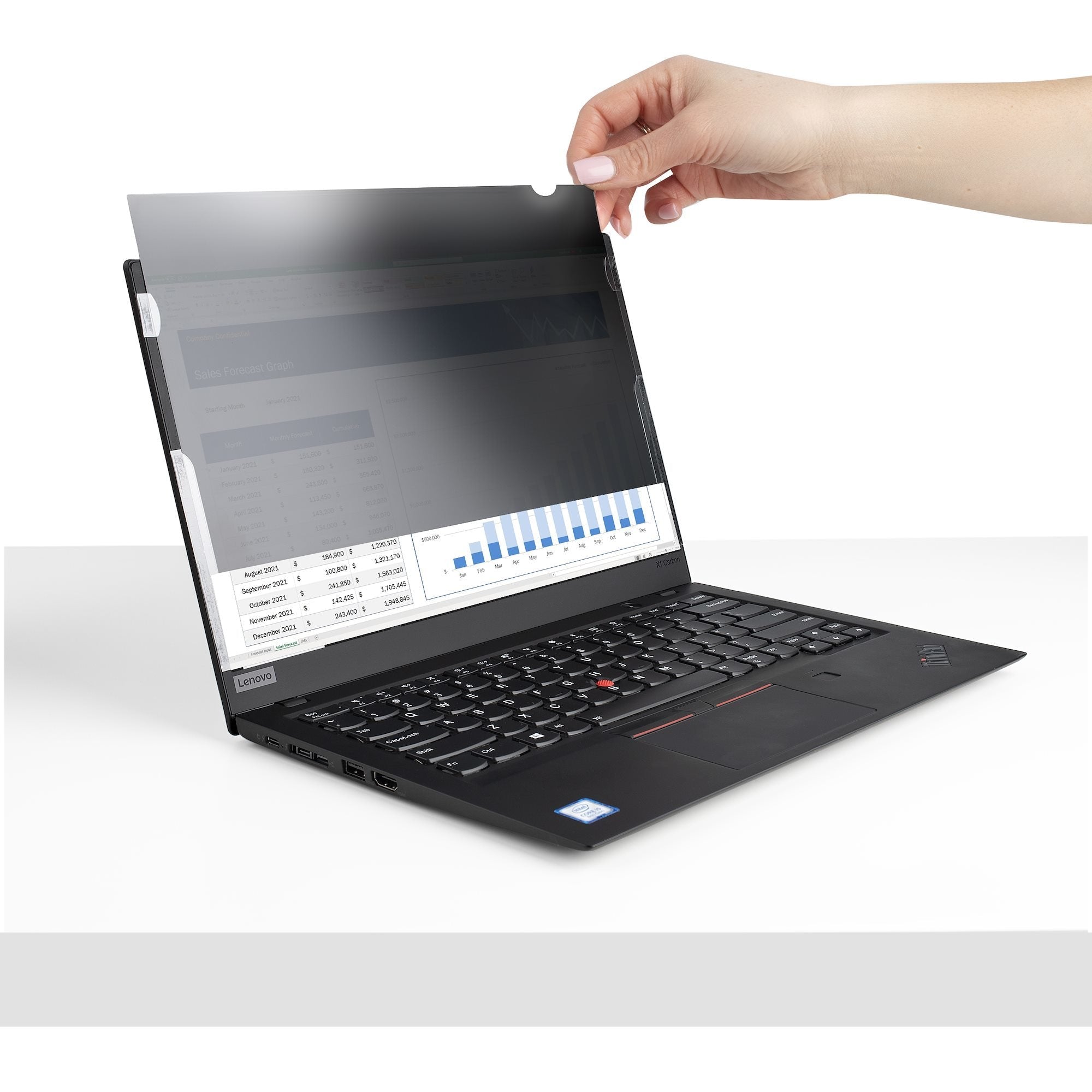 Startech.Com Filtro De Privacidad Para Portátil De 13,3in - Filtro Para Monitor Para Pantalla Ancha 16:9 - Protector De Pantalla - Reducción De Luz Azul Del 51% - Mate/Brillante