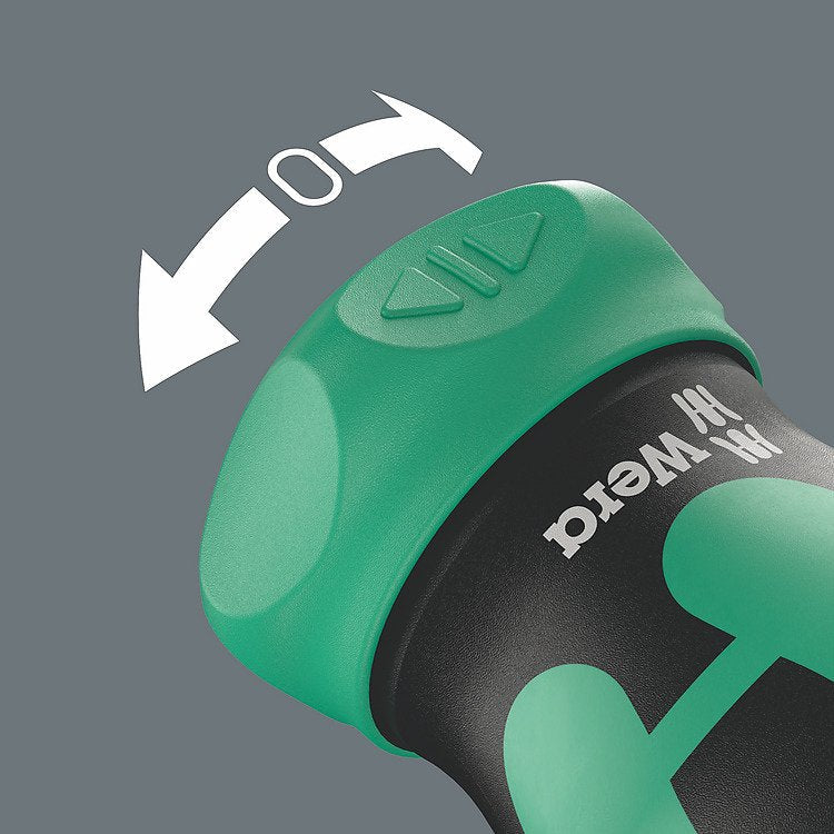 Wera Force Shape Compact Stubby Magazine Ra 1, Bit Set Black/Green, 6 Partes, 1/4 ", Con Función De Trinquete 05008891001
