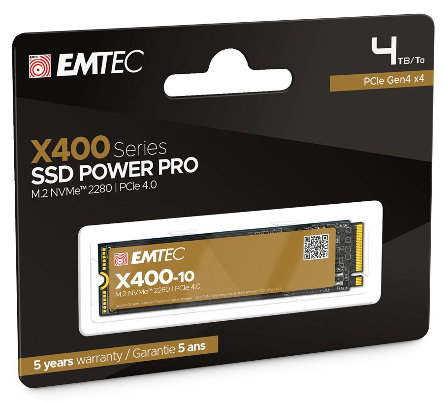 Ssd M.2 Emtec X400-10 Power Pro 4tb Ecssd4tx410
