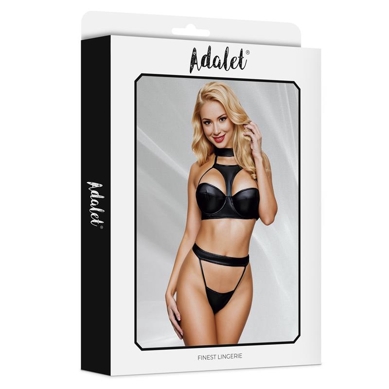 Addis Set Sujetador Con Choker Y Tanga Alto Talla (Interno):S/M