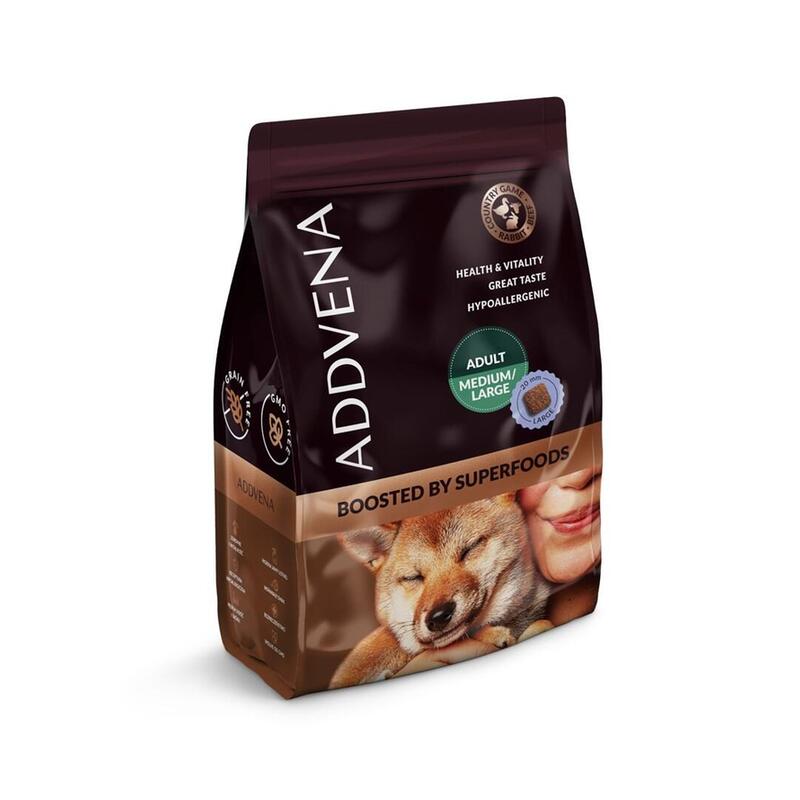Addvena Enriquecido Con Superalimentos Para Perros Adultos De Razas Medianas Y Grandes 2,5 Kg