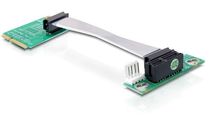 Delock 41370 Tarjeta Elevadora Mini Pci Express > Pci Express X1 Inserción Izquierda