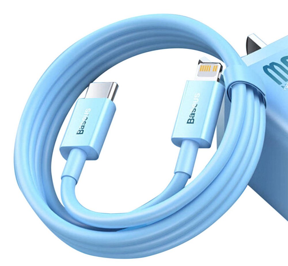 EAN 6932172628024 - Baseus Superior Series cable USB USB 2.0 1 m USB C USB C/Lightning 0,48 Gbit/s 18 W Azul imagen 1