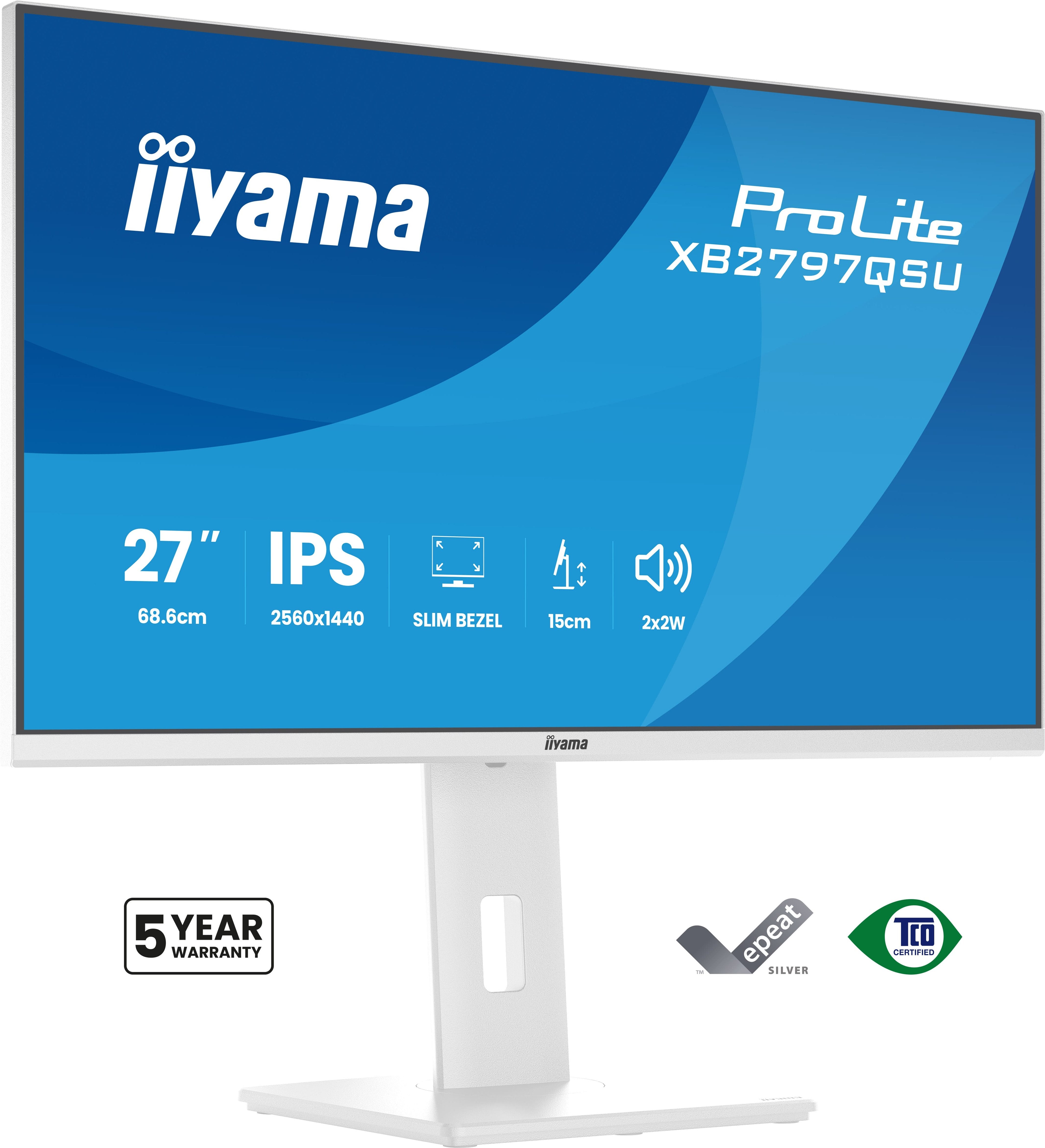 Iiyama 68.6cm 27" Xb2797qsu-W1 16:9 2xhdmi+Dp+2xusb-C