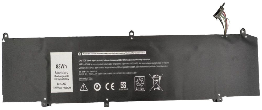 Laptop Battery For Dell  83.16wh 11.55v 7200mah