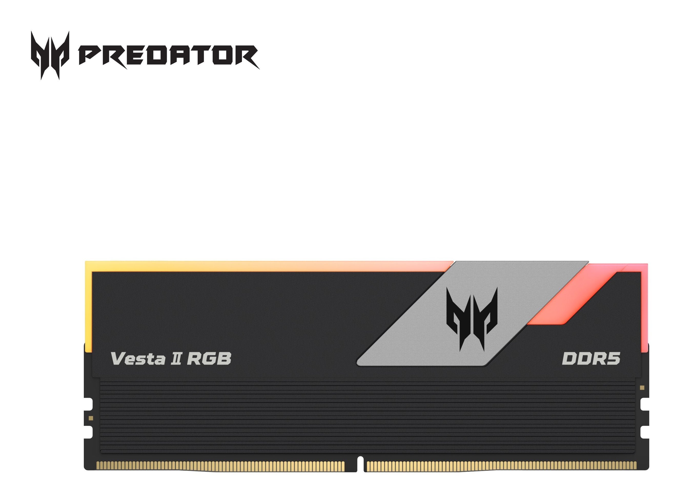 Acer Predator Vesta2  Ddr5 32g Cl34 Black Rgb 16x2 6000