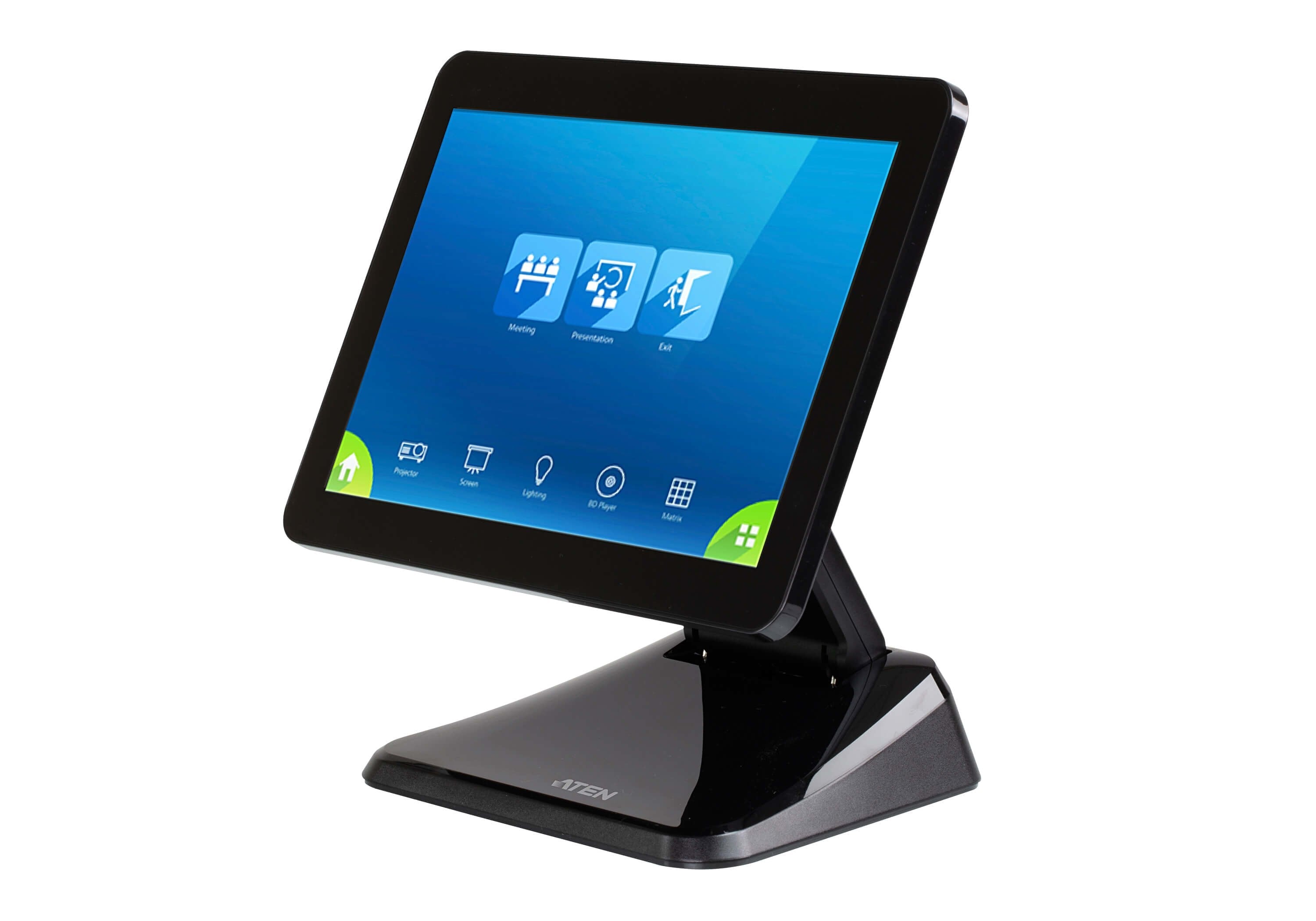 EAN 4710469340994 - ATEN VK330-AT pantalla para sala de reuniones 25,6 cm (10.1") 1280 x 800 Pixeles LCD Negro Plástico imagen 2