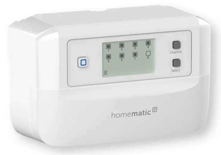 Eq-3 Ag Homematic Ip Fussbodenheizungscontroller - 8 Canales, Motorisch, Digitales Thermostat, Room, Rf, Blanco, Ip20, Botones