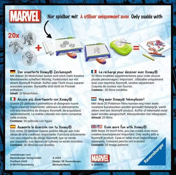Ravensburger Xoomy Expansion Set Marvel 23698, Malen 23698