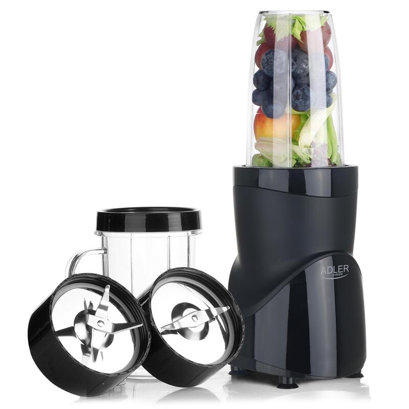 Adler Ad 4084b Smoothie Blender Set, 1200 W, Black