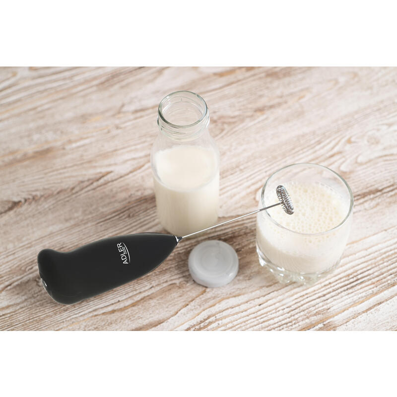 Adler Ad 4491 Espumador Para Leche Espumador De Leche De Mano Negro