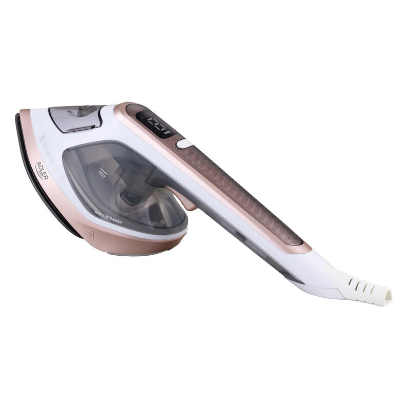 Adler Ad 5044 2 En 1 Vaporizador Y Planchadora, Oro Blanco