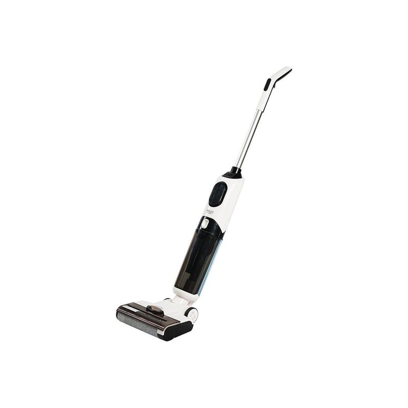 Adler Ad 7077 Cordless Vacuum Cleaner 2-In-1, Wet & Dry Cleaning, White Black