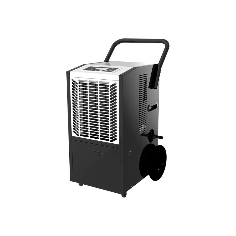 Adler Ad 7864 Industrial Compressor Air Dehumidifier, 50 L Per 24 H, Black White