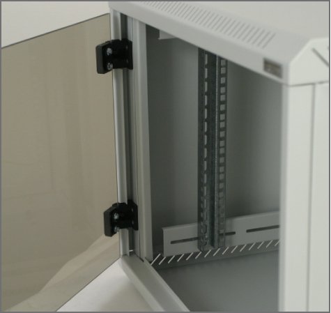 Armario Rack Triton Delta B4s 19" Rack Wall-Mount 18u/400 Glass Door Bastidor De Pared Gris