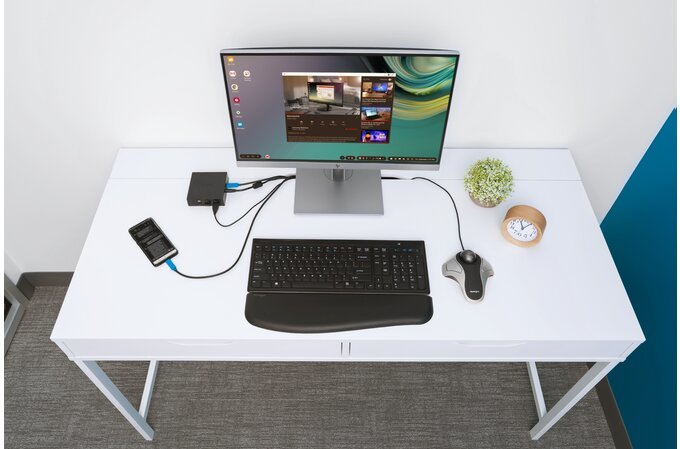 Teclado Español Kensington Slim Rf Inalámbrico Qwerty Negro