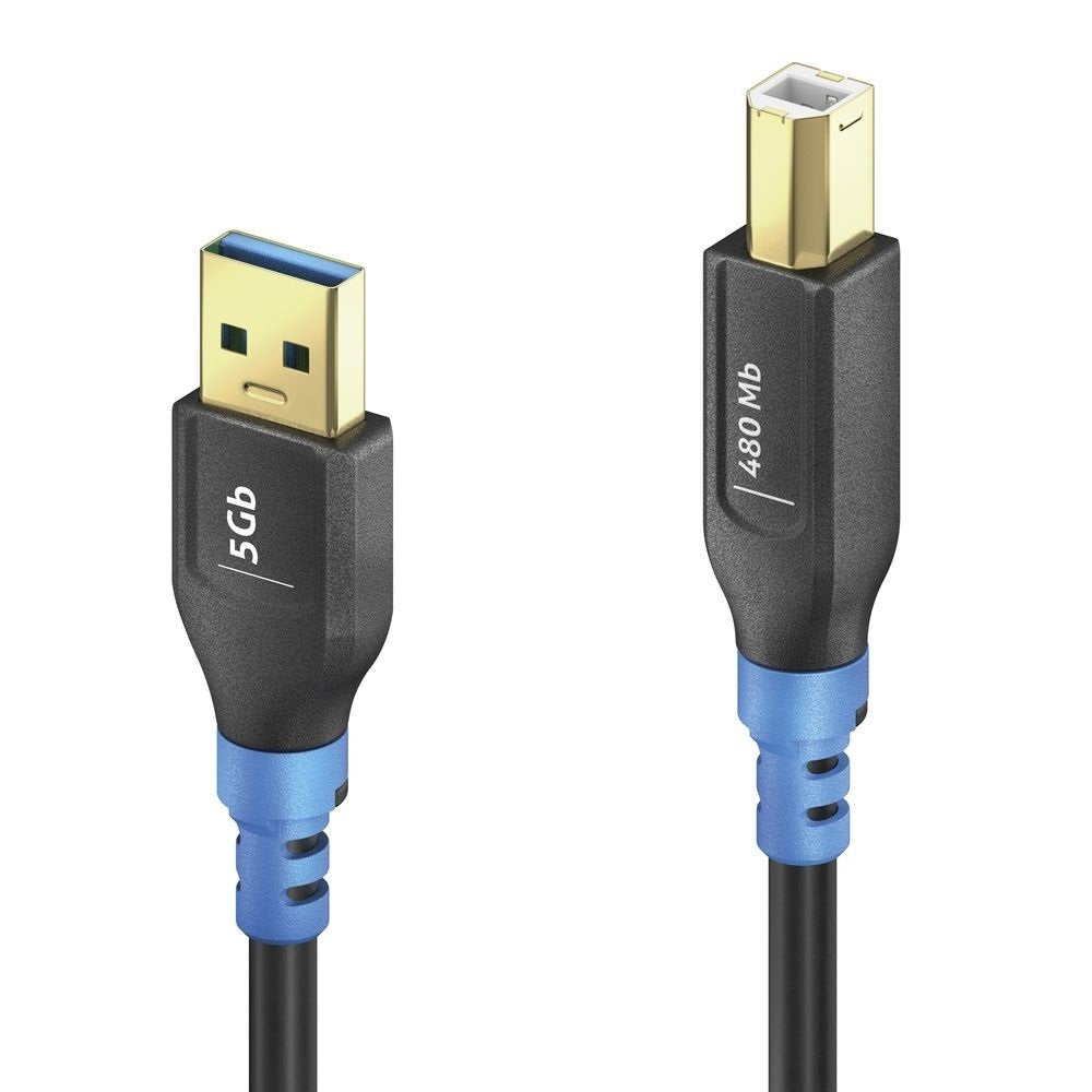 EAN 4251364742716 - PureLink FI-U200-010-PCK cable USB USB 2.0 1 m USB A USB B Negro, Azul imagen 1