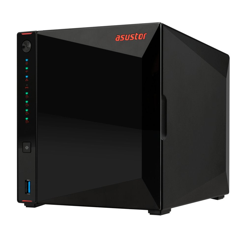 Asumor Nimhmor 4 Gen2 As5404t 4 Bay Nas, Quad-Core 2.0ghz
