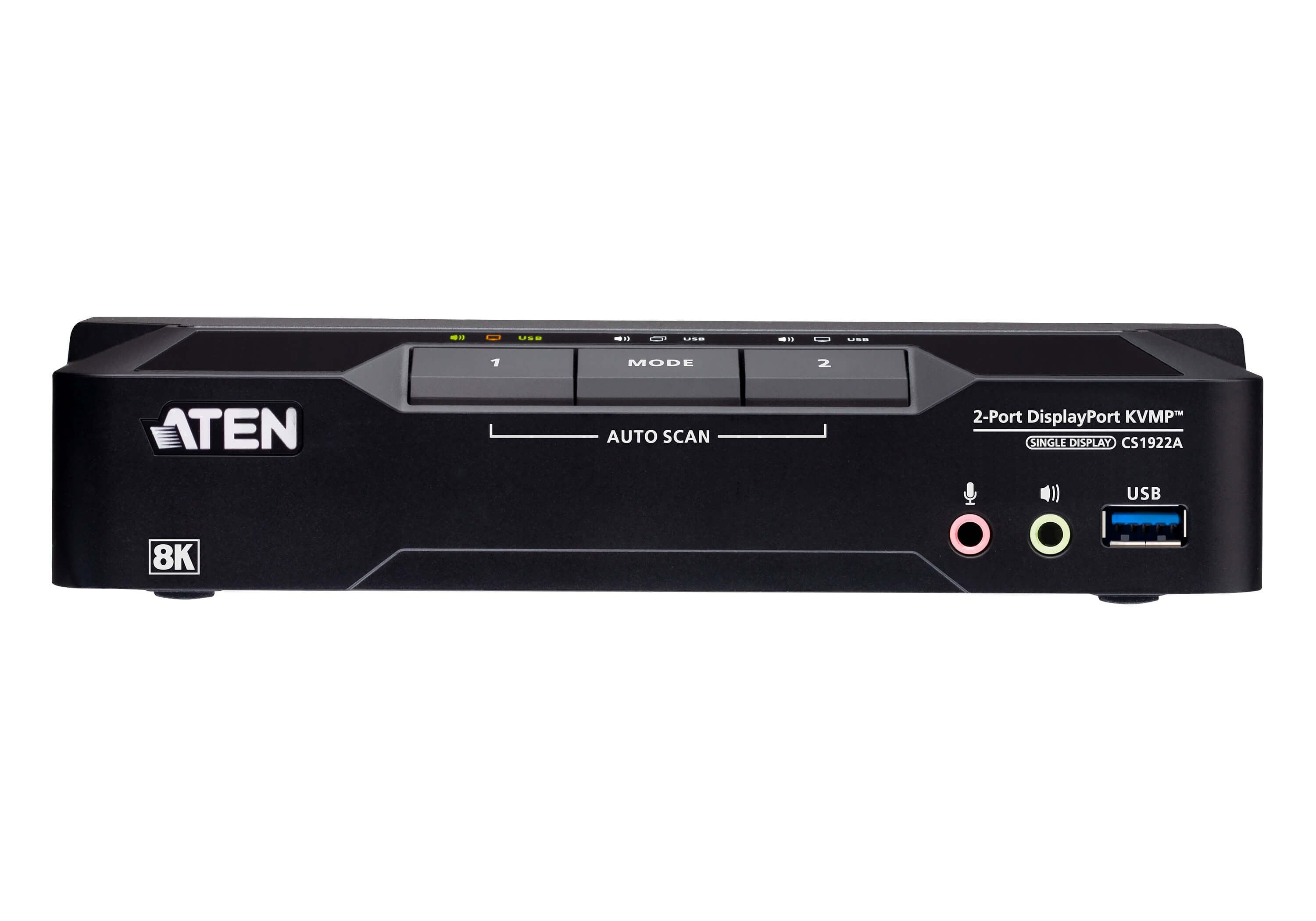 2-Port Usb 3.0 8k Dp Kvmp Switch