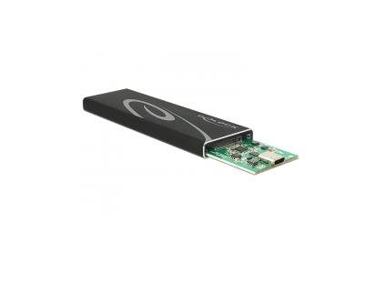 EAN 4043619425747 - DeLOCK 42574 caja para disco duro externo Caja externa para unidad de estado sólido (SSD) Negro imagen 3
