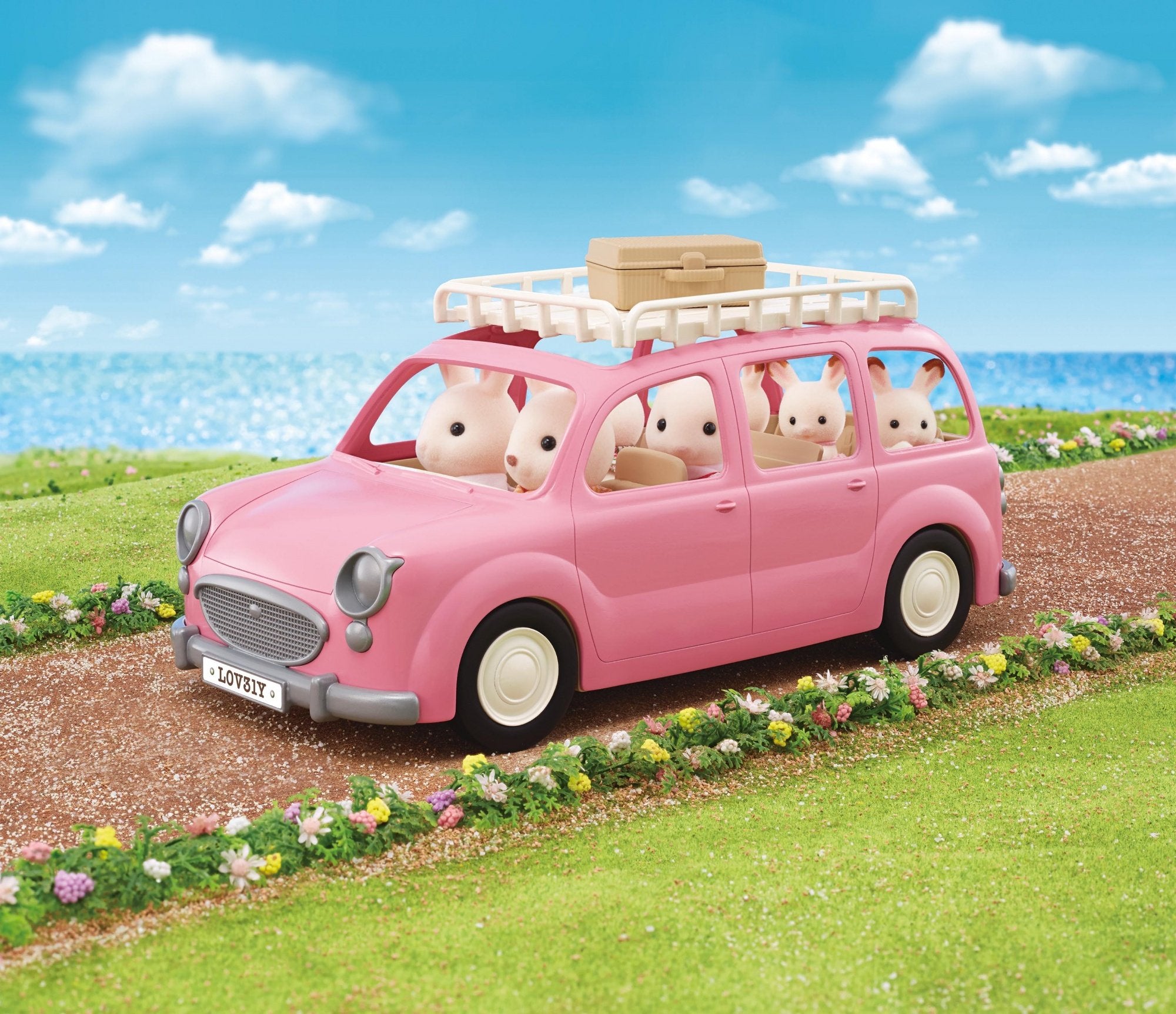 Epoch Sylvanian Families - Familienauto Con Picknickzubehör 5535