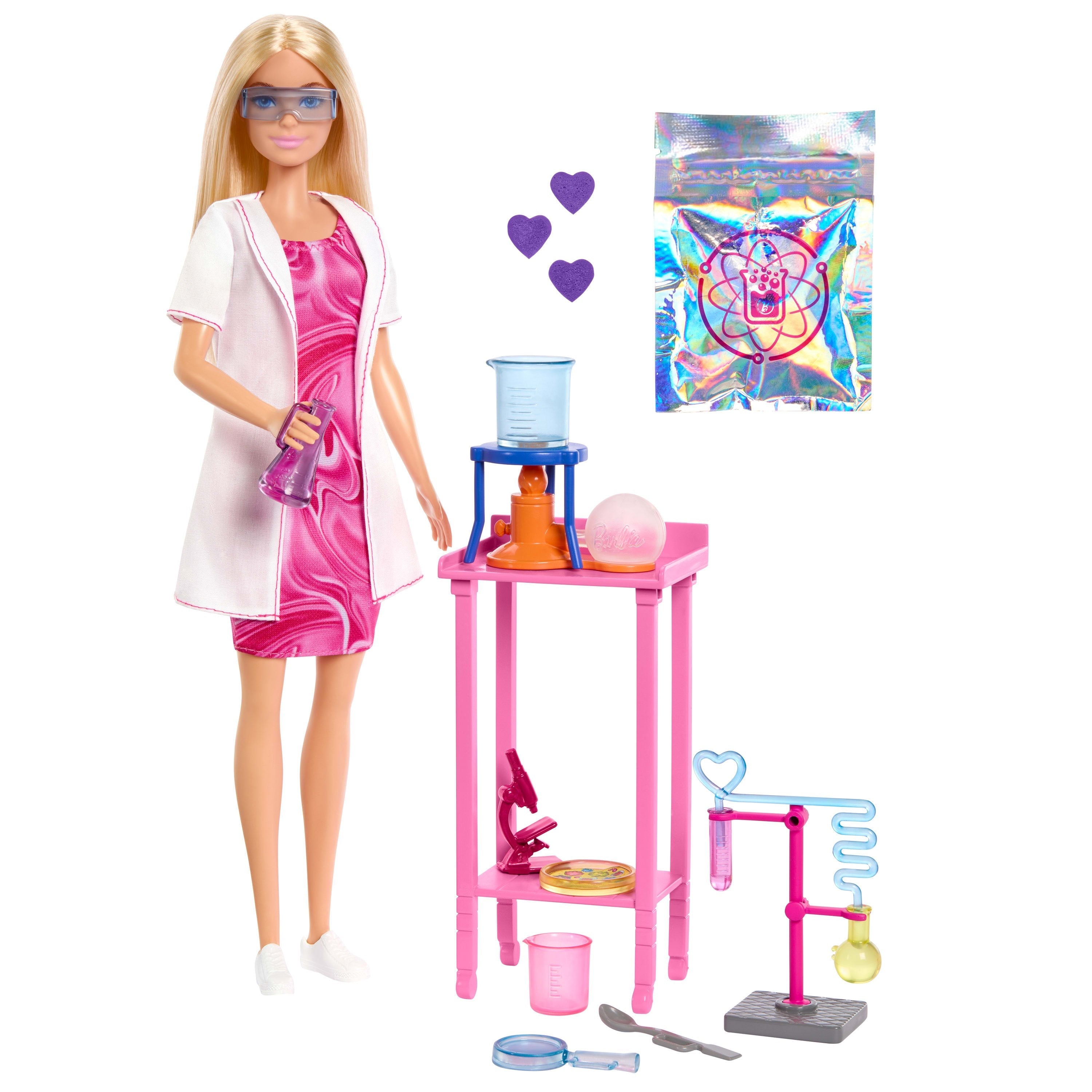 Muñeca Mattel Barbie Deluxe Career Científica   Jcr70