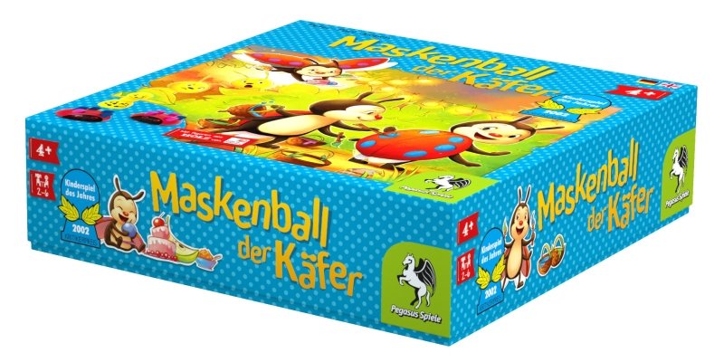 Pegaso Bola Enmascarada De Los Escarabajos, Juego De Mesa Infantil Del Año 2002 66001g