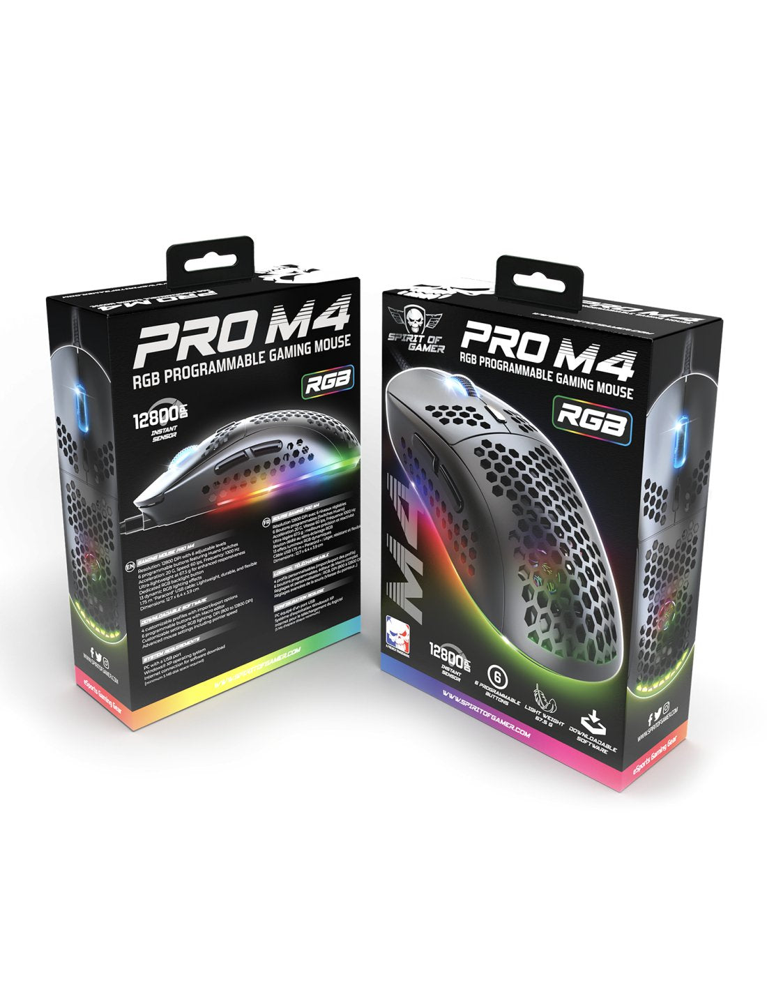 Ratón Spirit Of Gamer  Pro M4 Black