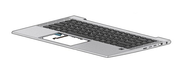 Topcvr W/Kb Cp+Ps Bl Pvcy Itl M07091-061, Keyboard, 2.54 Cm