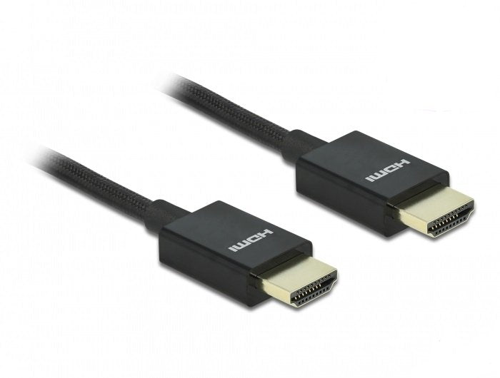 Cable Delock 85383 Hdmi 0,5 M Hdmi Tipo A (Estándar) Negro Negro, 0,5 M, Hdmi Tipo A (Estándar), Hdmi Tipo A (Estándar), 3d, 48 Gbit/S, Negro