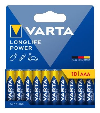 Varta Batterie Longlife Power Aaa Neu 10m.