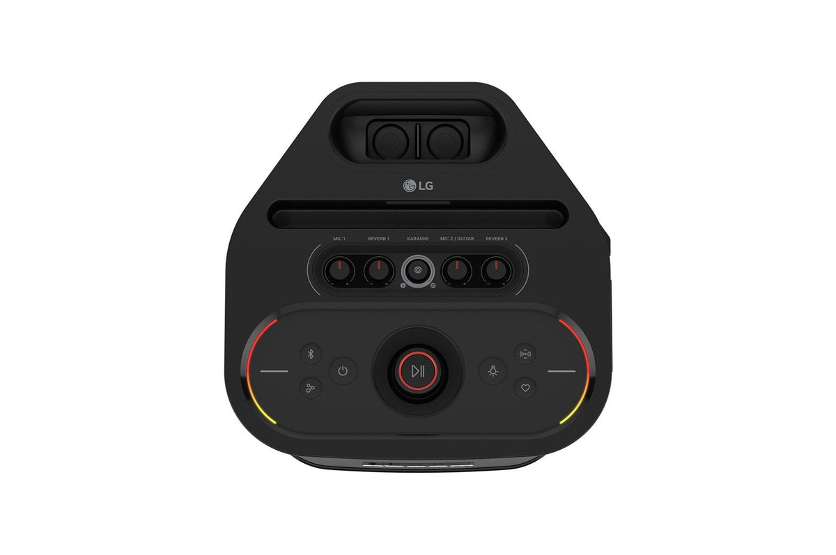 Altavoz De Gran Potencia Lg Xboom Stage 501 Ai 220 W Batería 25h Autonomía Bluetooth Luces Led Efectos Dj Karaoke Efectos De Voz Ipx4 Negro
